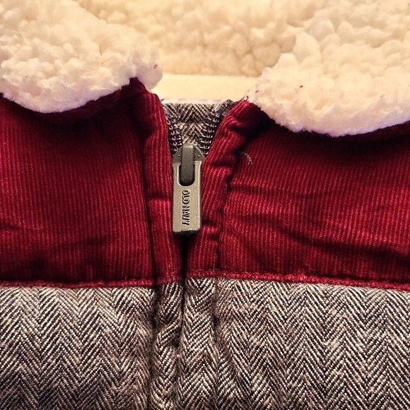 Heavy fleece lined vest with sherpa collar - Picture 4 of 4